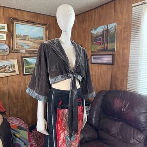 Velvet Style Shrug/Cape